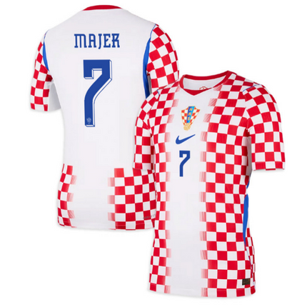 Lovro Majer Croatia National Team 2026 Home Jersey - Red