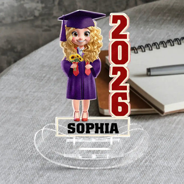 Funny Graduation Year - Personalized Acrylic Shaking Stand
