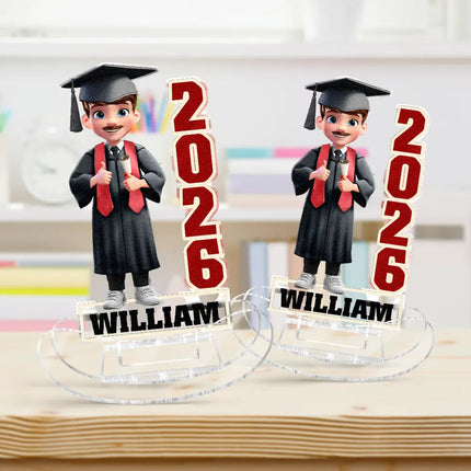 Funny Graduation Year - Personalized Acrylic Shaking Stand