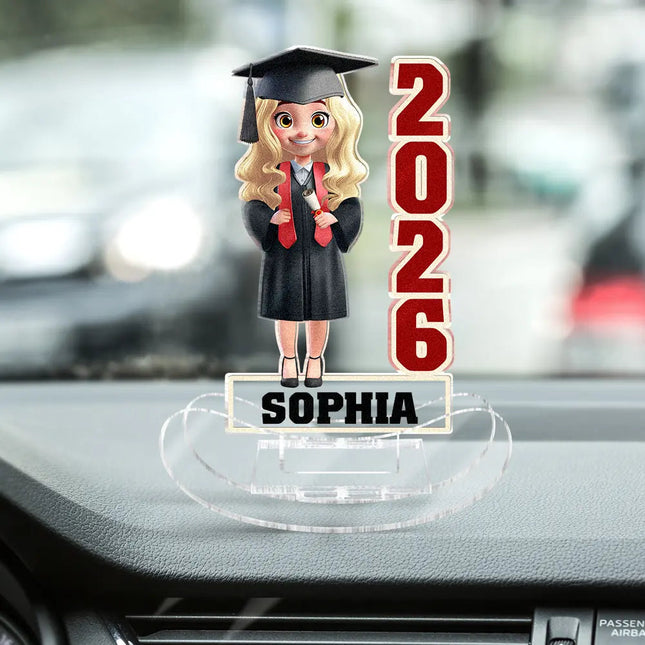 Funny Graduation Year - Personalized Acrylic Shaking Stand
