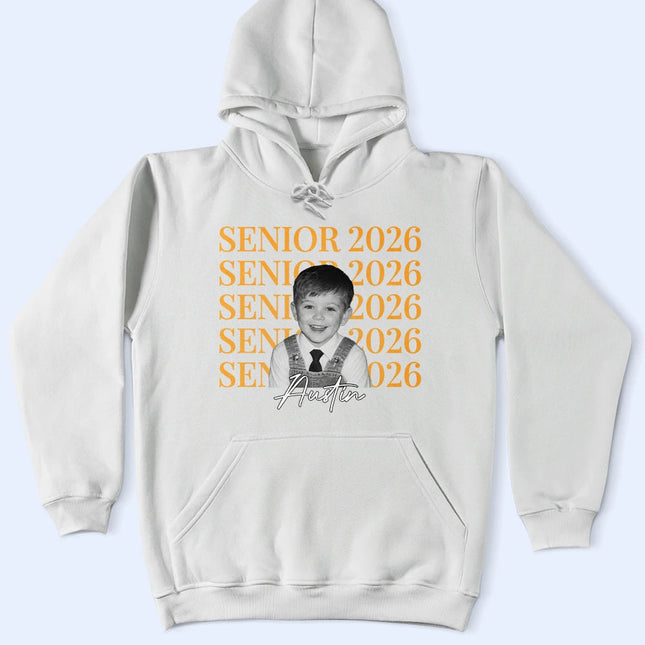 Custom Photo Childhood Senior Mom - Personalized T Shirt