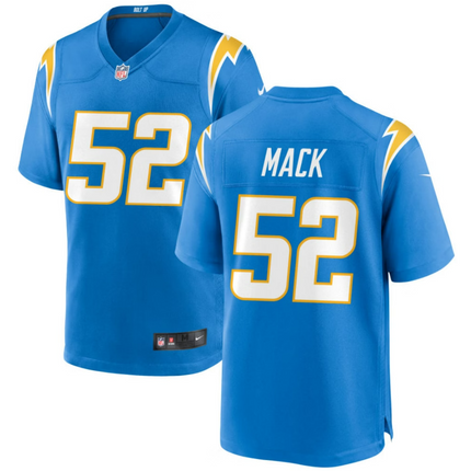 Khalil Mack Los Angeles Chargers 2026 Game Jersey - Powder Blue