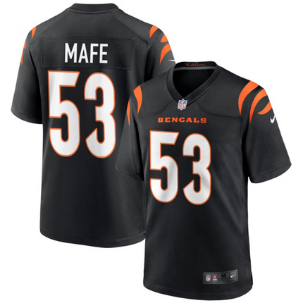 Boye Mafe Cincinnati Bengals 2026 Game Jersey - Black