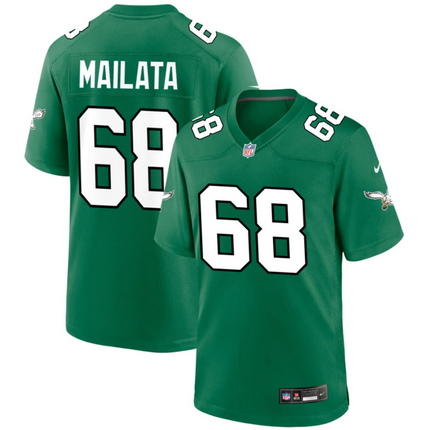 Jordan Mailata Philadelphia Eagles 2026 Alternate Game Jersey - Kelly Green