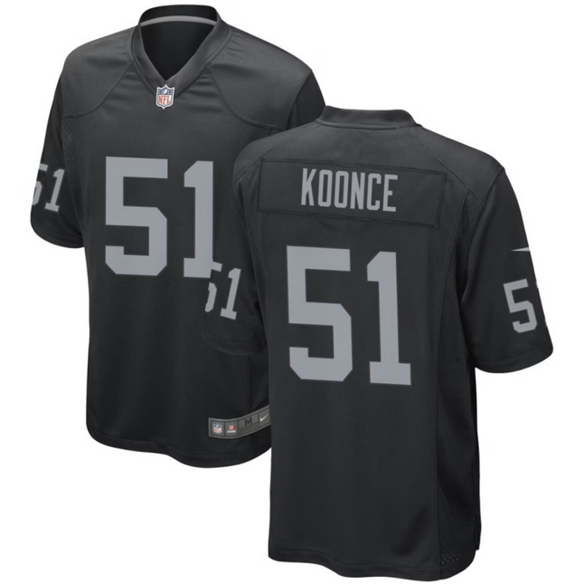 Malcolm Koonce Las Vegas Raiders 2026 Game Jersey - Black