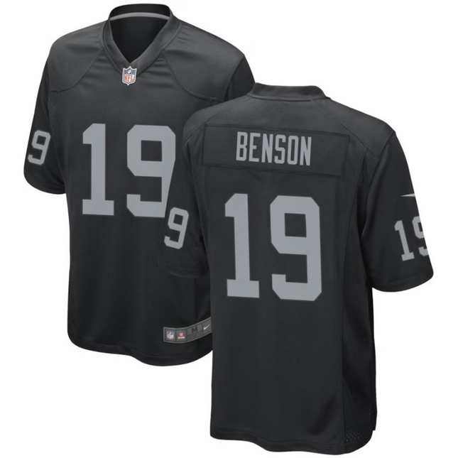 Malik Benson Las Vegas Raiders 2026 Game Jersey - Black