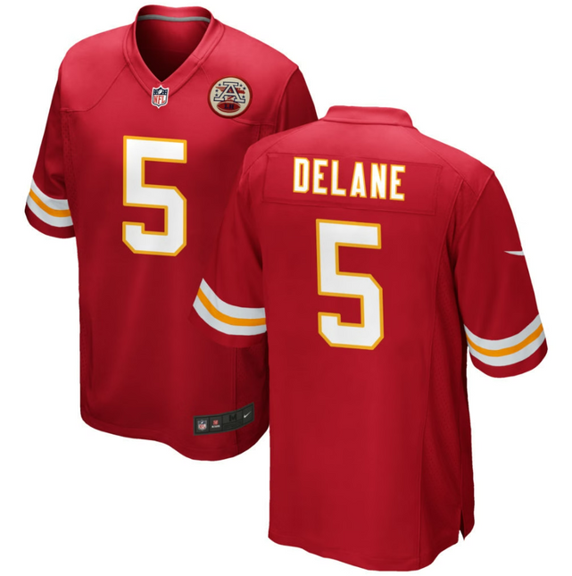 Mansoor Delane Kansas City Chiefs 2026 Game Jersey - Red