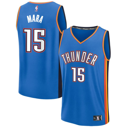 Aday Mara Oklahoma City Thunder 2026 Fast Break Icon Edition Jersey - Blue
