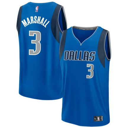 Naji Marshall Dallas Mavericks 2026 Fast Break Icon Edition Jersey - Blue