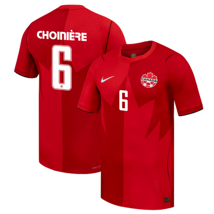 Mathieu Choiniere Canada National Team 2026 Home Jersey - Red