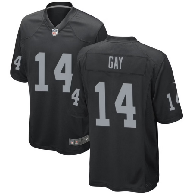 Matt Gay Las Vegas Raiders 2026 Game Jersey - Black