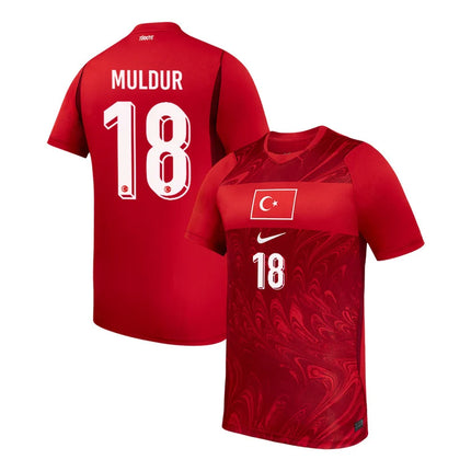 Mert Muldur Turkey National Team 2026 Home Jersey - Red