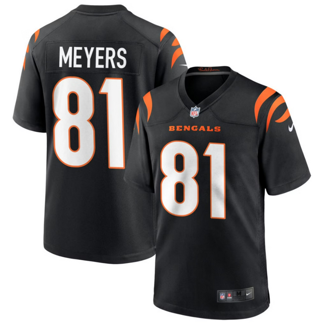 Dohnte Meyers Cincinnati Bengals 2026 Game Jersey - Black