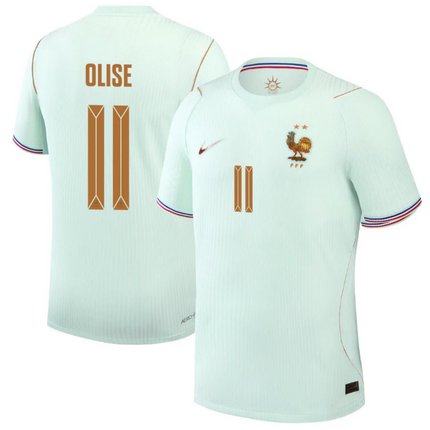 Michael Olise France National Team 2026 Away Jersey - Green