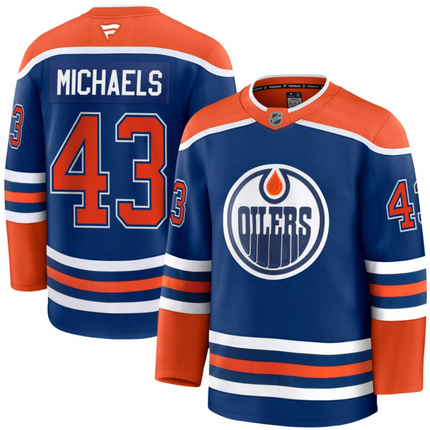 Owen Michaels Edmonton Oilers 2026 Home Premium Jersey - Royal
