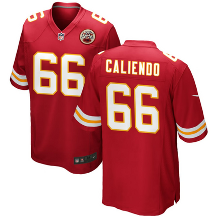 Mike Caliendo Kansas City Chiefs 2026 Game Jersey - Red