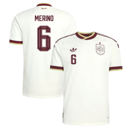 Mikel Merino Spain National Team 2026 Away Jersey - White