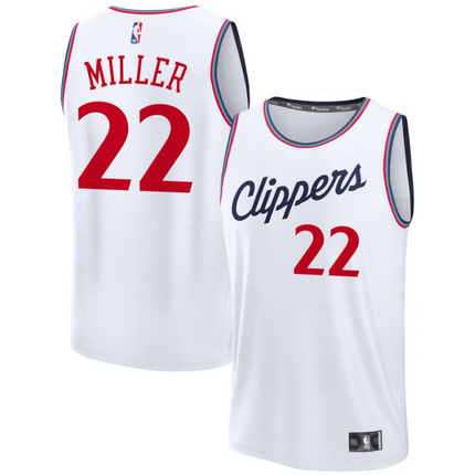 Jordan Miller LA Clippers 2026 Fast Break Association Edition Jersey - White