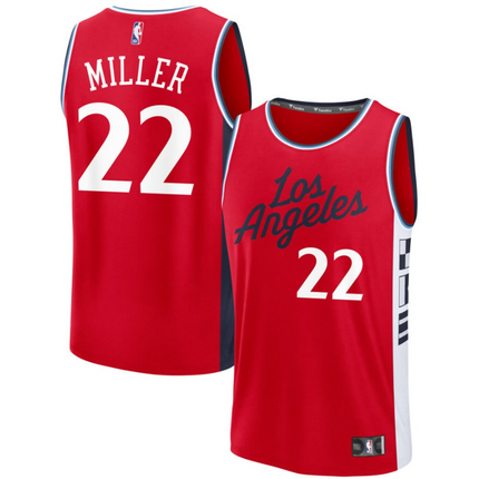 Jordan Miller LA Clippers 2026 Fast Break Statement Edition Jersey - Red