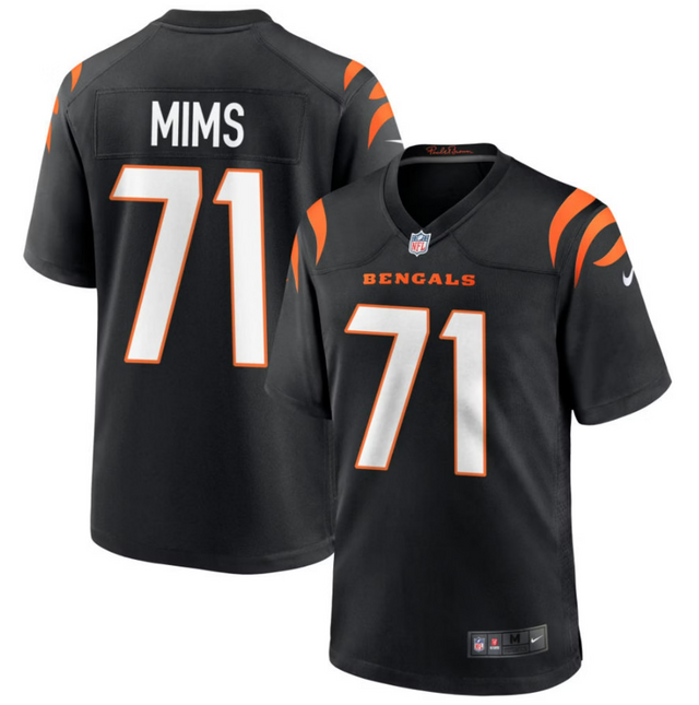 Amarius Mims Cincinnati Bengals 2026 Game Jersey - Black