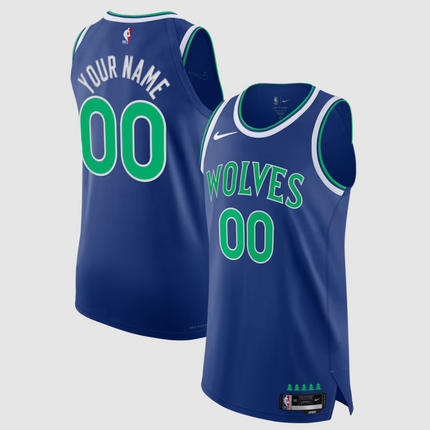 Custom Name Minnesota Timberwolves 2026 Icon Edition Jersey - Blue