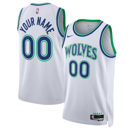 Customm Name Minnesota Timberwolves 2026 Swingman Association Edition Jersey - White