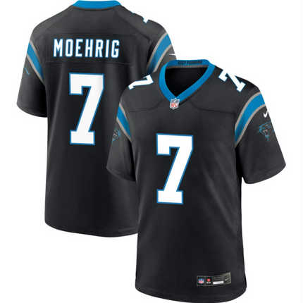 Tre'von Moehrig Carolina Panthers 2026 Game Jersey - Black