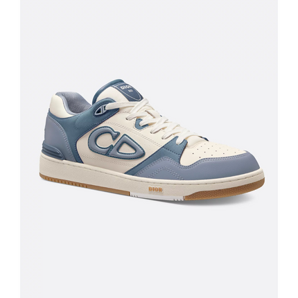Men's Dior B57 Low-Top Blue and Cream Sneakers