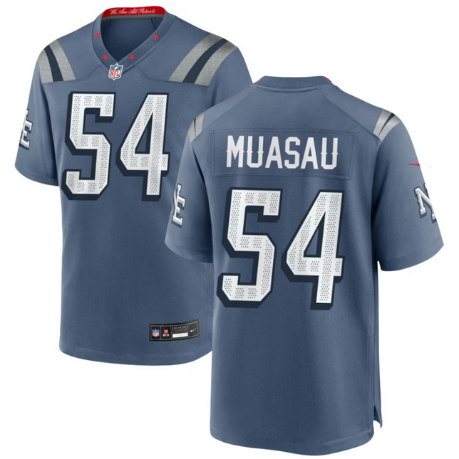 Darius Muasau New England Patriots 2026 Rivalries Collection Game Jersey - Blue (Copy)