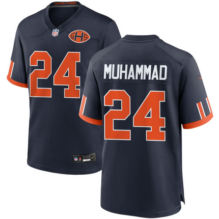 Malik Muhammad Chicago Bears 2026 Rivalries Collection Game Jersey - Navy