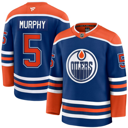 Connor Murphy Edmonton Oilers 2026 Home Premium Jersey - Royal