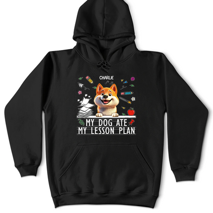My Dog Ate My Lesson Plan Funny - Personalized T Shirt