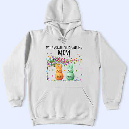 My Favorite Peeps Call Me Grandma - Personalized T Shirt