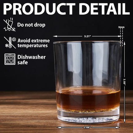 Thanks For All The Orgasms - Personalized Engraved Whiskey Glass