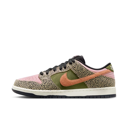 Men's Nike SB Dunk Low Pro x Arts-Rec Skateshop Rust Pink and Rough Green Shoes