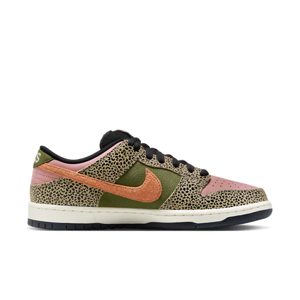Men's Nike SB Dunk Low Pro x Arts-Rec Skateshop Rust Pink and Rough Green Shoes