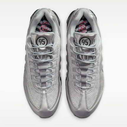 Men's Nike Air Max 95 Metallic Silver Shoes