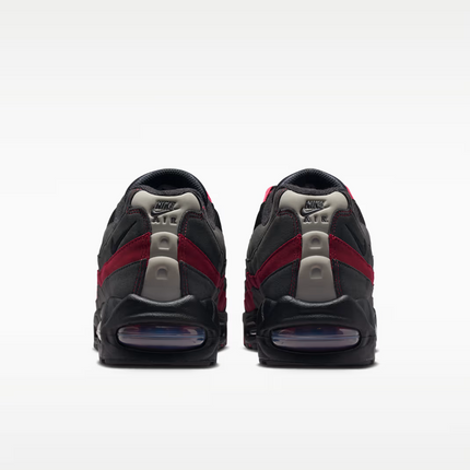 Men's Nike Air Max 95 Black Team Crimson Shoes