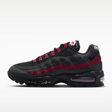 Men's Nike Air Max 95 Black Team Crimson Shoes