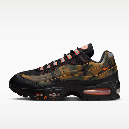 Men's Nike Air Max 95 Golden Beige Safety Orange Shoes