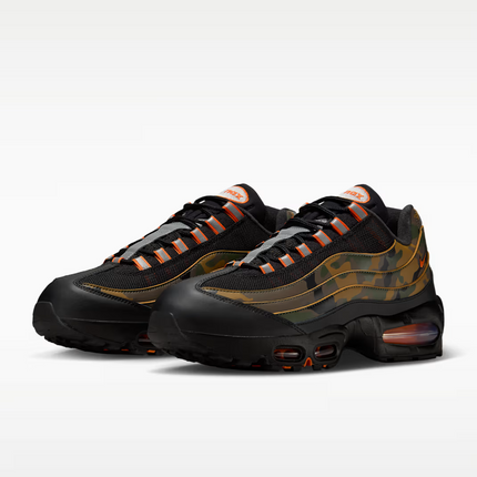 Men's Nike Air Max 95 Golden Beige Safety Orange Shoes