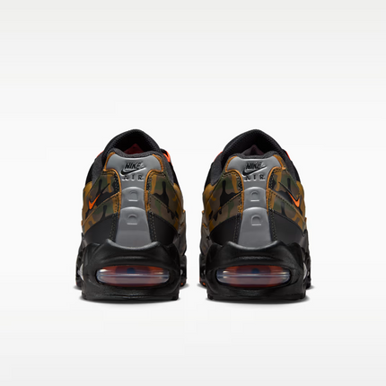 Men's Nike Air Max 95 Golden Beige Safety Orange Shoes