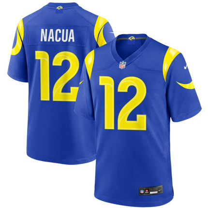 Puka Nacua Los Angeles Rams 2026 Game Jersey - Royal