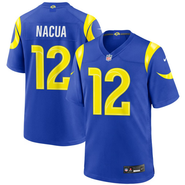 Puka Nacua Los Angeles Rams 2026 Game Jersey - Royal