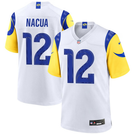 Puka Nacua Los Angeles Rams 2026 Game Jersey - White