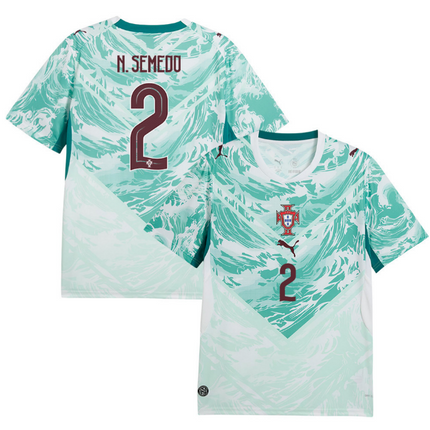 Nelson Semedo Portugal National Team 2026 Away Jersey - White