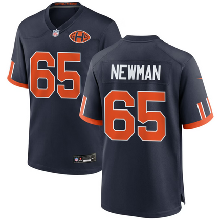 Luke Newman Chicago Bears 2026 Rivalries Collection Game Jersey - Navy