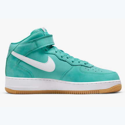 Men's Nike Air Force 1 Mid Washed Teal Shoes