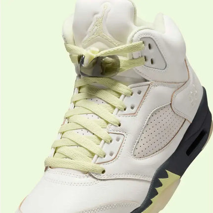 Men's Nike Air Jordan 5 Retro Luminous Green Shoes