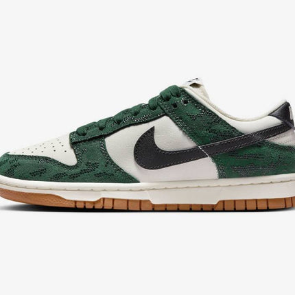 Men's Nike Dunk Low Green Snake Shoes